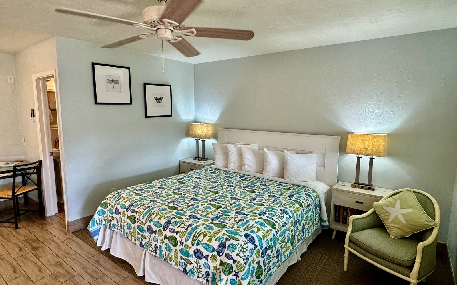 Ridley Suite studio with king bed, Crescent Beach vacation rental